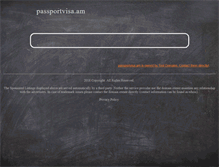 Tablet Screenshot of passportvisa.am